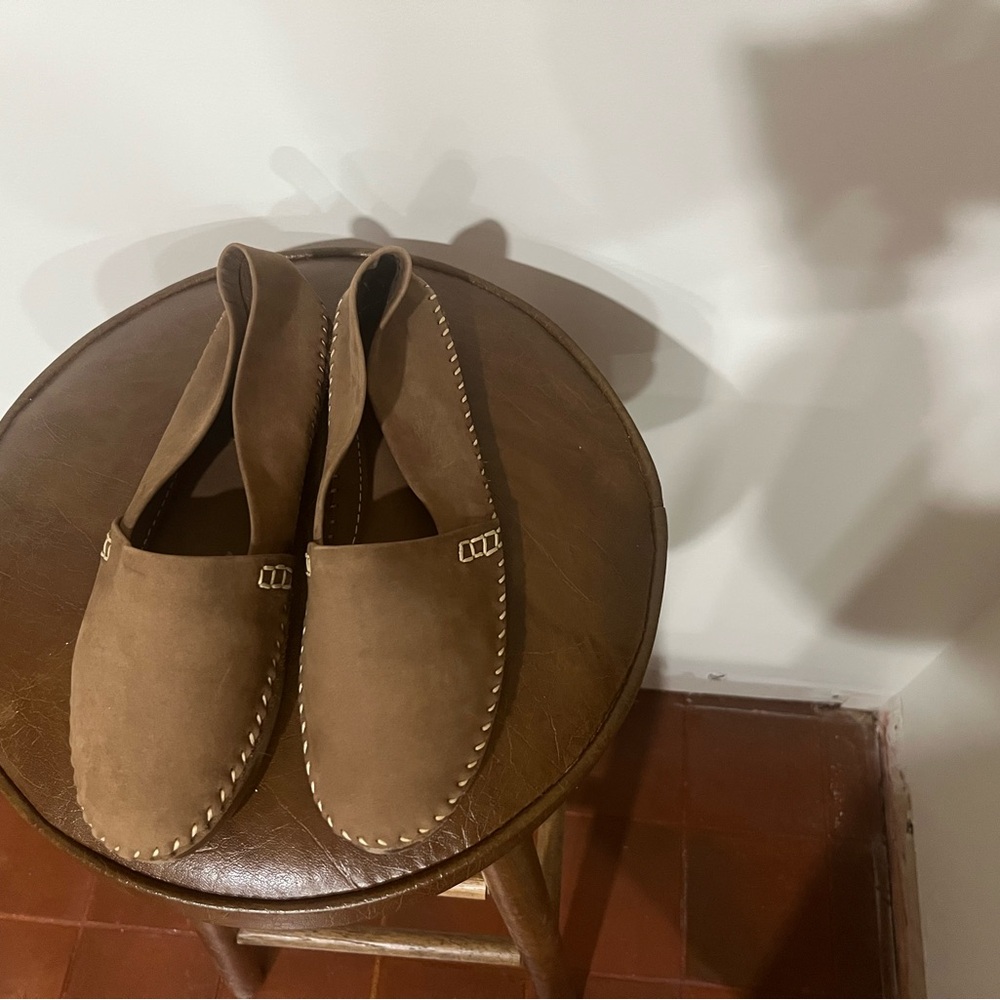 Adam Tucker Brown Moccasin Shoes
